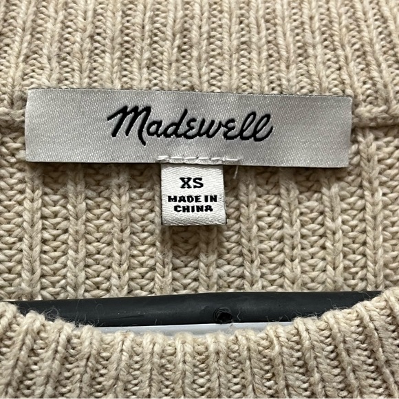 Cream Madewell Knit Sweater - Picture 2 of 4